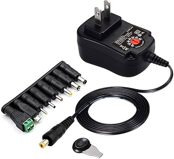 Amazon.co.jp: GJWLaie 12W AC DC 電源アダプター 3V 4.5V 5V 6V